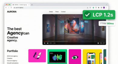 Agency Homepage Mockup Agency homepage design mockup