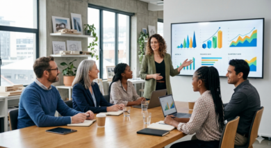 Client Review Meeting Client review meeting focused on website performance outcomes